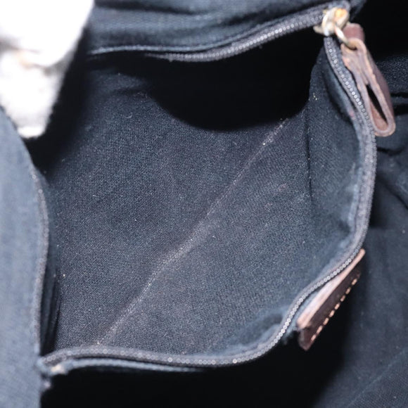 BURBERRY Nova Check Hand Bag PVC Beige Auth KD523