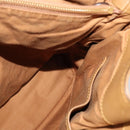 BURBERRY Nova Check Hand Bag PVC 2way Beige Gold Auth KD524-18