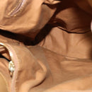 BURBERRY Nova Check Hand Bag PVC 2way Beige Gold Auth KD524-22