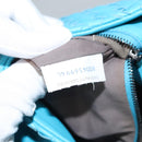 BOTTEGA VENETA INTRECCIATO Hand Bag Leather Blue Auth KD527AM-12