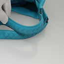 BOTTEGA VENETA INTRECCIATO Hand Bag Leather Blue Auth KD527AM-7