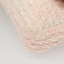 CHANEL Matelasse Chain Shoulder Bag tweed Pink CC Auth KD532-15