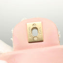 CHANEL Matelasse Chain Shoulder Bag tweed Pink CC Auth KD532-9