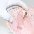 CHANEL Matelasse Chain Shoulder Bag tweed Pink CC Auth KD532-23