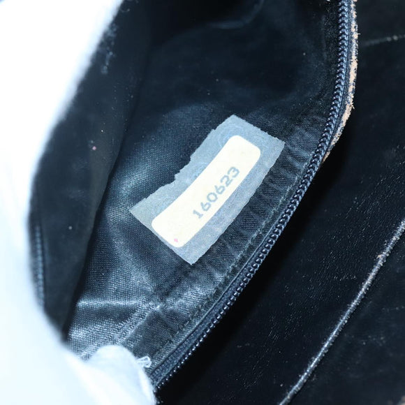 CHANEL Matelasse Chain Shoulder Bag Lamb Skin Black CC Auth KD533