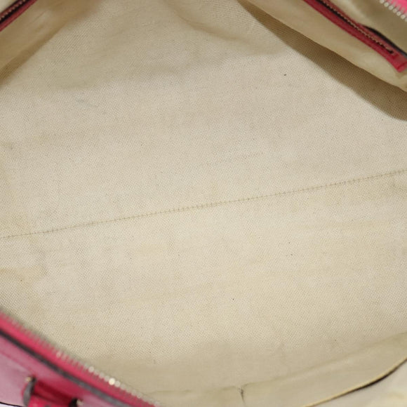 GUCCI Hand Bag Leather 2way Pink Gold 309614 Auth KD534