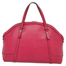 GUCCI Hand Bag Leather 2way Pink Gold 309614 Auth KD534-2
