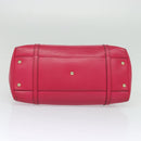 GUCCI Hand Bag Leather 2way Pink Gold 309614 Auth KD534-5