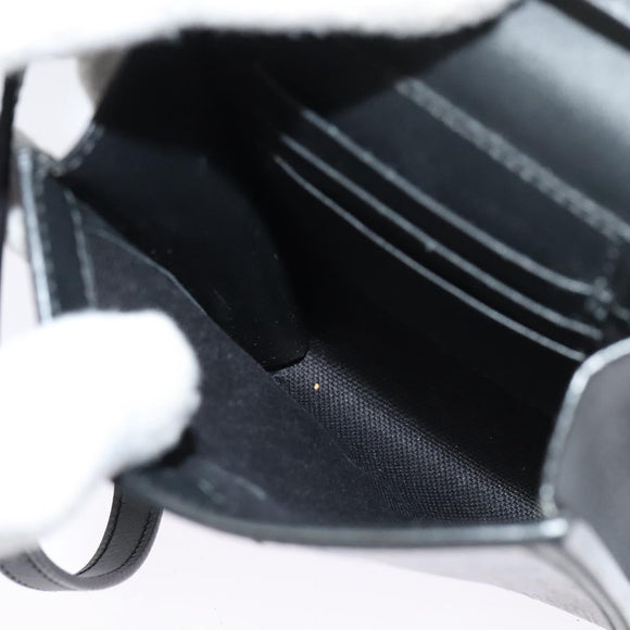 GUCCI Square G Space Shoulder Bag PVC Black Silver 631766 Auth KD535