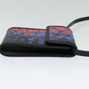 GUCCI Square G Space Shoulder Bag PVC Black Silver 631766 Auth KD535-4