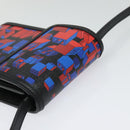 GUCCI Square G Space Shoulder Bag PVC Black Silver 631766 Auth KD535-6