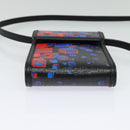 GUCCI Square G Space Shoulder Bag PVC Black Silver 631766 Auth KD535-5