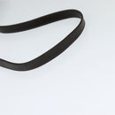 GUCCI Shoulder Bag Leather Brown Gold Silver Auth KD536-7