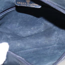 GUCCI GG Supreme Sherry Line Bag PVC Navy Gold Red 42 01 4071 Auth KD539-11