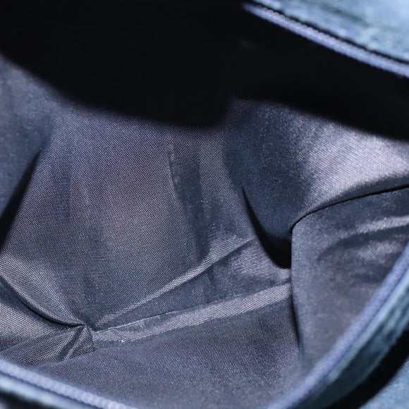 GUCCI GG Supreme Sherry Line Bag PVC Navy Gold Red 42 01 4071 Auth KD539