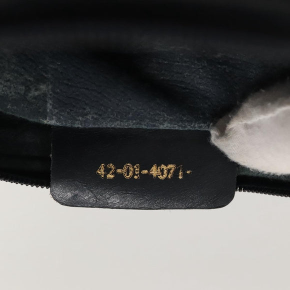 GUCCI GG Supreme Sherry Line Bag PVC Navy Gold Red 42 01 4071 Auth KD539