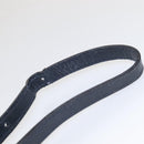 GUCCI GG Supreme Sherry Line Bag PVC Navy Gold Red 42 01 4071 Auth KD539-8