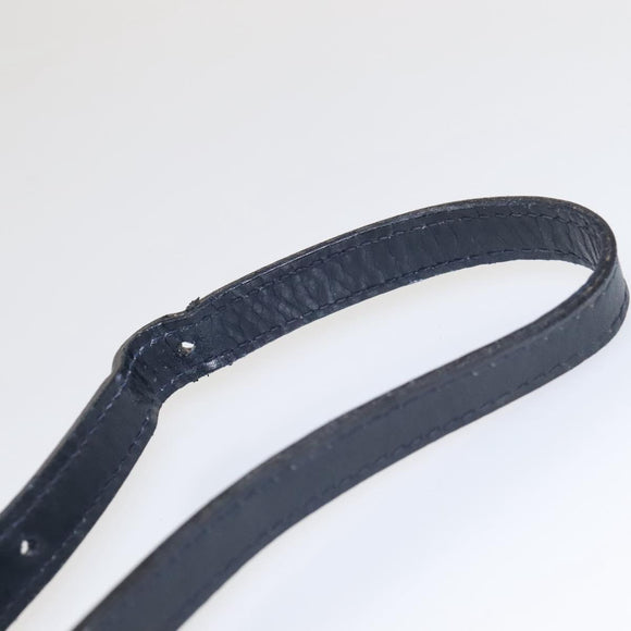 GUCCI GG Supreme Sherry Line Bag PVC Navy Gold Red 42 01 4071 Auth KD539