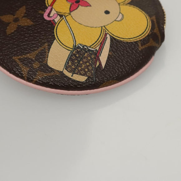 LOUIS VUITTON Japan limited Porte Monnaie Round Purse M69057 Auth KD543SM