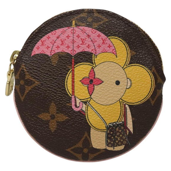 LOUIS VUITTON Japan limited Porte Monnaie Round Purse M69057 Auth KD543SM