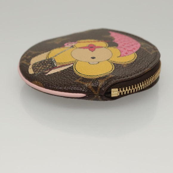 LOUIS VUITTON Japan limited Porte Monnaie Round Purse M69057 Auth KD543SM