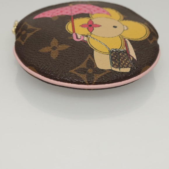 LOUIS VUITTON Japan limited Porte Monnaie Round Purse M69057 Auth KD543SM