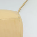 Salvatore Ferragamo Hand Bag Leather 2way Beige Gold Auth KD546-16