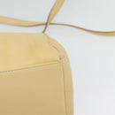 Salvatore Ferragamo Hand Bag Leather 2way Beige Gold Auth KD546-10
