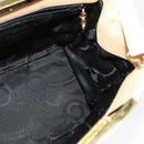 Salvatore Ferragamo Hand Bag Leather 2way Beige Gold Auth KD546-18