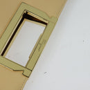Salvatore Ferragamo Hand Bag Leather 2way Beige Gold Auth KD546-7