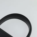 Salvatore Ferragamo Gancini Hand Bag Leather 2way Black Gold Auth KD547-14