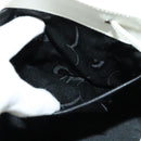 Salvatore Ferragamo Gancini Backpack Leather White Gold Auth KD549-20