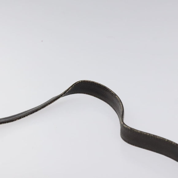 Christian Dior Trotter Canvas Shoulder Bag Brown Gold Auth KD554