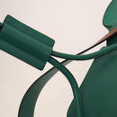 Chloe Emma Shoulder Bag Leather Green Gold Auth KD559-10