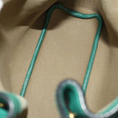 Chloe Emma Shoulder Bag Leather Green Gold Auth KD559-12