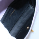 CHANEL Matelasse Chain Shoulder Bag Nylon Purple Gold CC Auth KD560-11