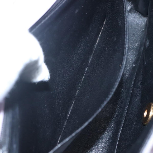 CHANEL Matelasse Chain Shoulder Bag Nylon Purple Gold CC Auth KD560