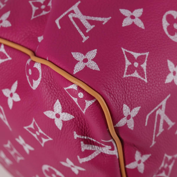 LOUIS VUITTON Monogram Speedy P9 Bandouliere 40 Bag Pink M11563 LV Auth KD564SM