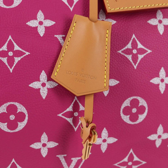 LOUIS VUITTON Monogram Speedy P9 Bandouliere 40 Bag Pink M11563 LV Auth KD564SM