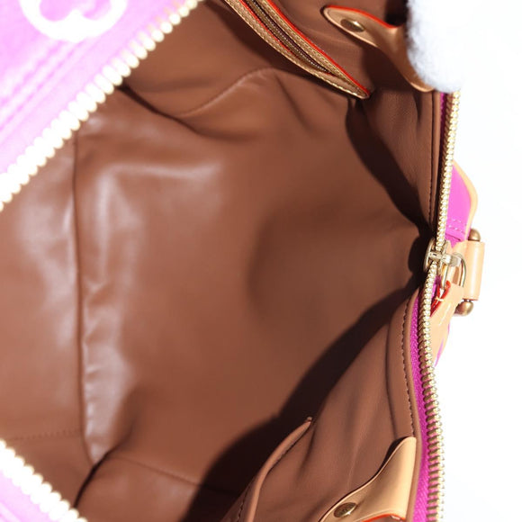 LOUIS VUITTON Monogram Speedy P9 Bandouliere 40 Bag Pink M11563 LV Auth KD564SM