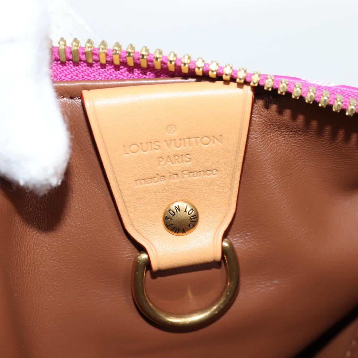LOUIS VUITTON Monogram Speedy P9 Bandouliere 40 Bag Pink M11563 LV
