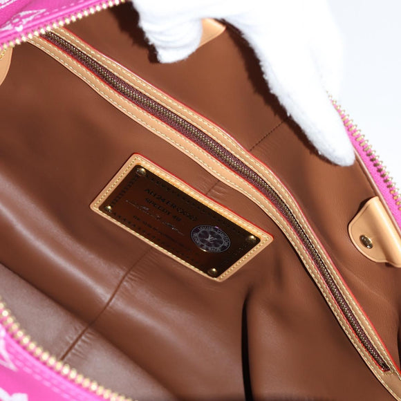 LOUIS VUITTON Monogram Speedy P9 Bandouliere 40 Bag Pink M11563 LV Auth KD564SM