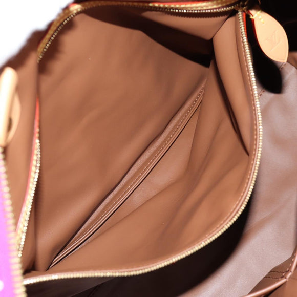 LOUIS VUITTON Monogram Speedy P9 Bandouliere 40 Bag Pink M11563 LV Auth KD564SM