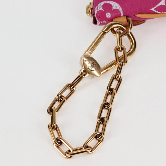 LOUIS VUITTON Monogram Speedy P9 Bandouliere 40 Bag Pink M11563 LV Auth KD564SM