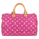 LOUIS VUITTON Monogram Speedy P9 Bandouliere 40 Bag Pink M11563 LV Auth KD564SM-2