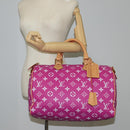 LOUIS VUITTON Monogram Speedy P9 Bandouliere 40 Bag Pink M11563 LV Auth KD564SM-55
