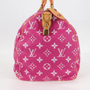 LOUIS VUITTON Monogram Speedy P9 Bandouliere 40 Bag Pink M11563 LV Auth KD564SM-4