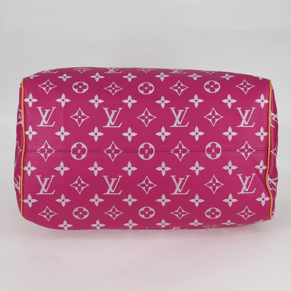 LOUIS VUITTON Monogram Speedy P9 Bandouliere 40 Bag Pink M11563 LV Auth KD564SM