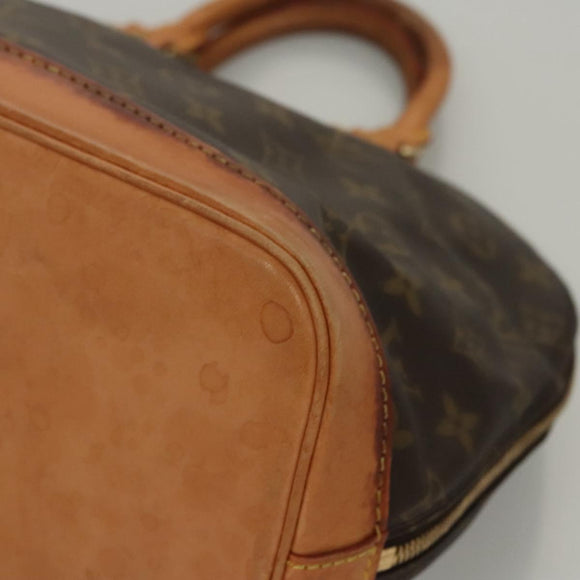 LOUIS VUITTON Monogram Alma Hand Bag M51130 LV Auth KD567