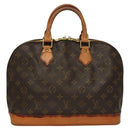 LOUIS VUITTON Monogram Alma Hand Bag M51130 LV Auth KD567-13